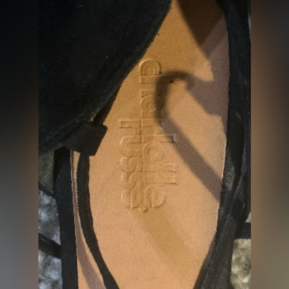 Charlotte Russe Women’s Black Pointed Toe Lace-Up Flats in Size 10 - Picture 7 of 7